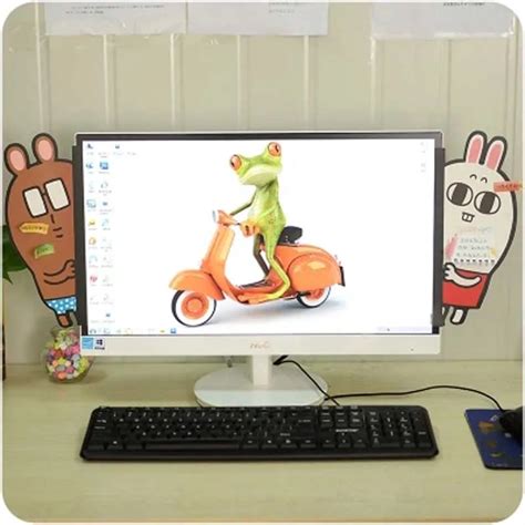 2pcs Cute Animal Computer Message Board Display Acrylic Notes Posted