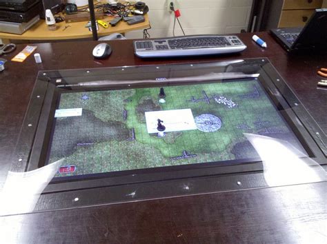 Ultimate Lcd Gaming Table Table Games Gaming Table Diy Dnd Table