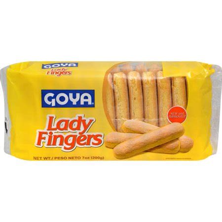Cookies should still be very light with almost no browning. Goya Lady Fingers, 7 oz - Walmart.com