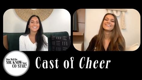The Cast Or ‘cheer’ Plays ‘how Well Do You Know Your Co Star’ Marie Claire Youtube
