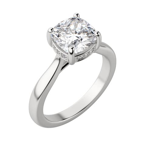 Hero Cushion Cut Engagement Ring