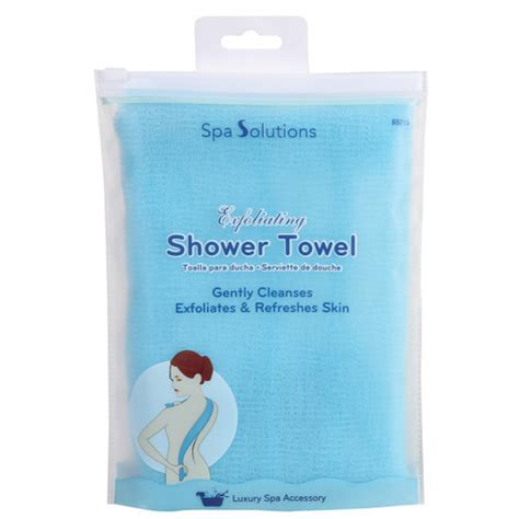 Exfoliating Bath Towel Taupe Cala Products