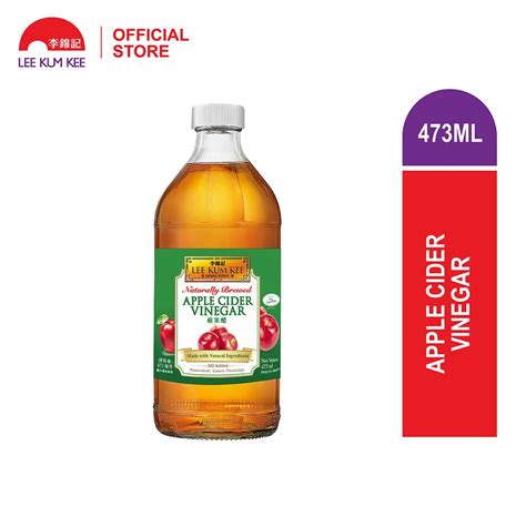 Lee Kum Kee Apple Cider Vinegar Ml Shopee Malaysia