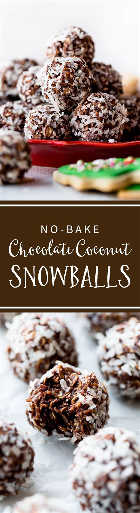 These No Bake Chocolate And Coconut Snowball Cookies Are So Easy To