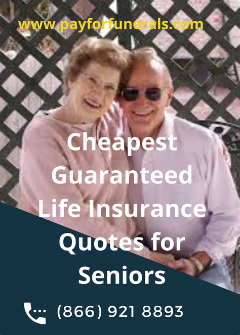 Funeral insurance is also called burial insurance, final expense insurance, or preneed insurance. Cheapest Guaranteed Life Insurance Quotes for Seniors | Life insurance for seniors, Life ...