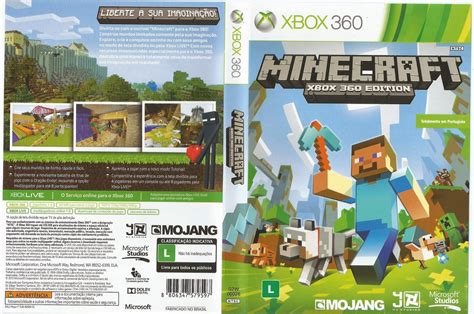 Cover Games Galaxy Br Capa Minecraft Xbox 360 Edition