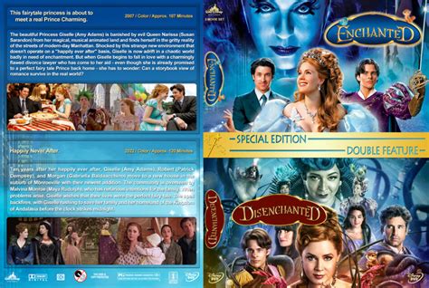 Enchanted Disenchanted Double Feature R1 Custom Dvd Cover And Labels