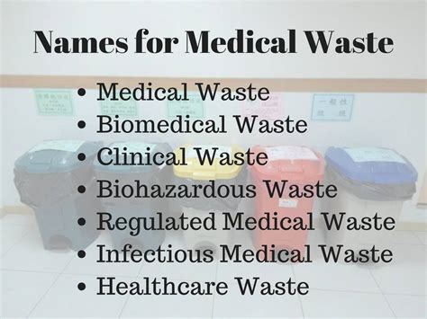 What Is Medical Waste Definition Types Examples More