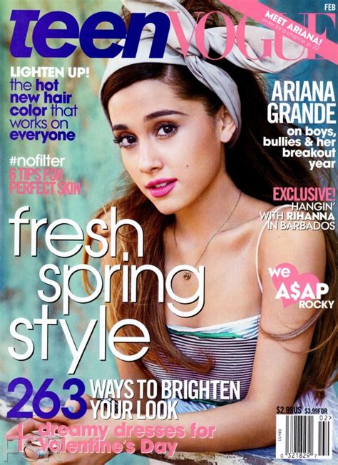 Ariana Grande Vogue Cover Ariana Grande Graces First Vogue Us Cover