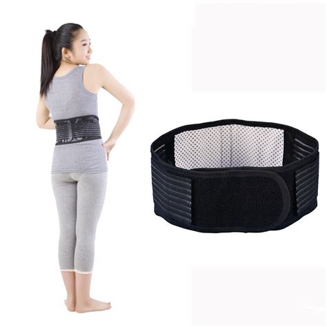 Tourmaline Self Heating 20 Magnetic Therapy Massage Lower Lumbar Waist Support Belt Back Pain