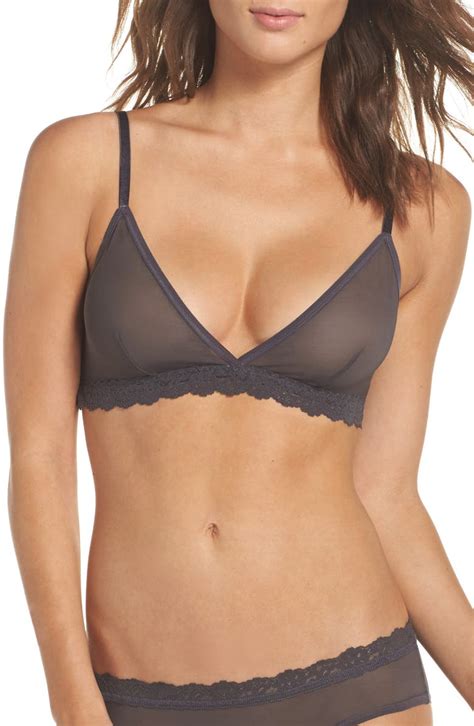 Hanky Panky Mesh Triangle Bralette Nordstrom