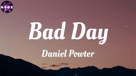 daniel powter bad day lyrics youtube