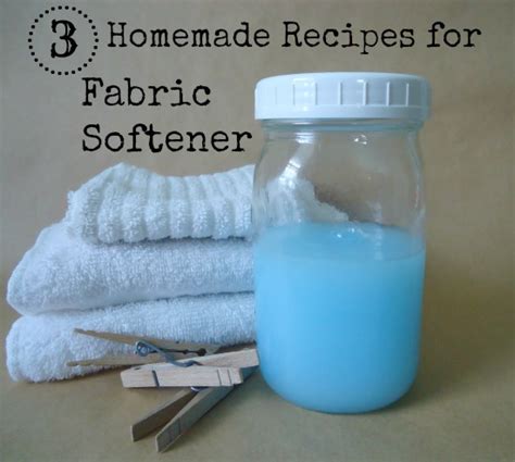 Homemade Liquid Fabric Softener Recipes The Make Your Own Zone