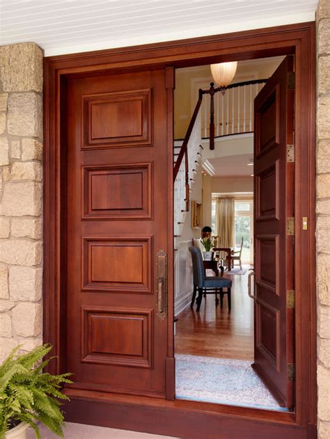 House entrance or balcony doorway with glass double doors, flat vector illustration. Double Doors Home Design Ideas, Pictures, Remodel and Decor