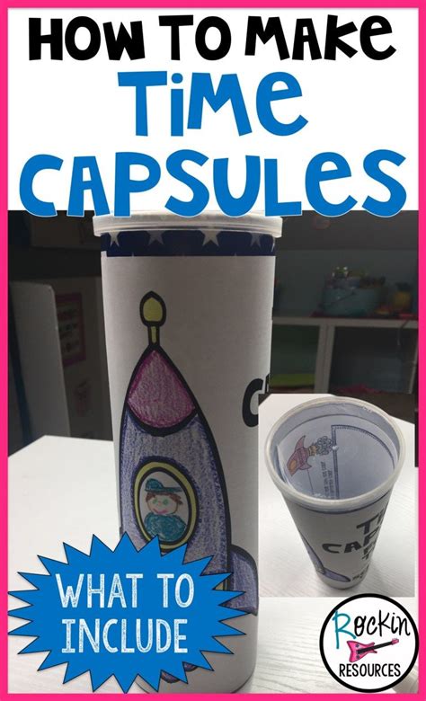 Back To School End Of Year Time Capsules Time Capsule School Time