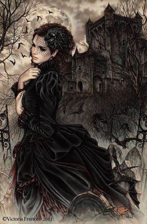 Gothic Вампирское искусство Виктория фрэнсис Готическое искусство
