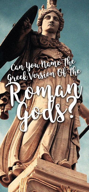 Can You Name The Greek Version Of The Roman Gods