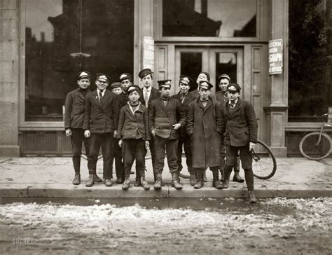 “telegraph Messenger Boys They Work Until 11 Pm” New Haven Conn