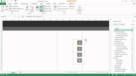 Excel Button Animation Icon Animation Mouse Hover Animation In Excel