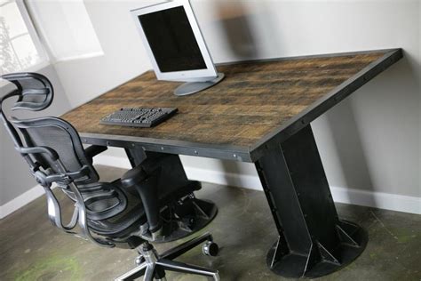 They include winston porter® patented locking hinges and folding design. Buy Hand Made Modern/Industrial Desk. Vintage/Modern ...