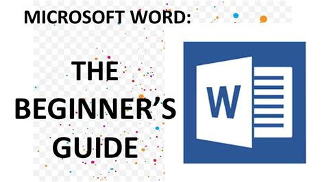 Beginners Guide To Microsoft Word What You Should Know Youtube