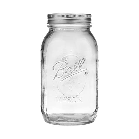 ball regular mouth quart 32 oz mason jars with lids and bands for canning and storage 8
