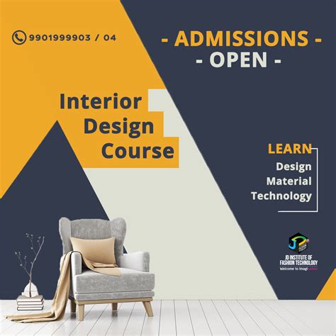 Degree And Diploma Course Admissions For Interior Design Is Open At Jd
