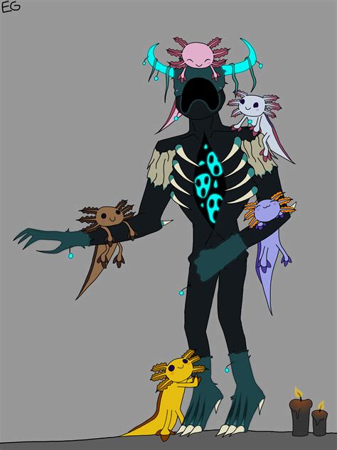 Warden W Axolotls Redraw By Enderg Mer On Deviantart