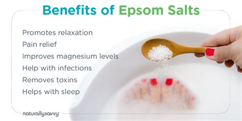 9 Surprising Benefits Of Epsom Salt Naturally Savvy