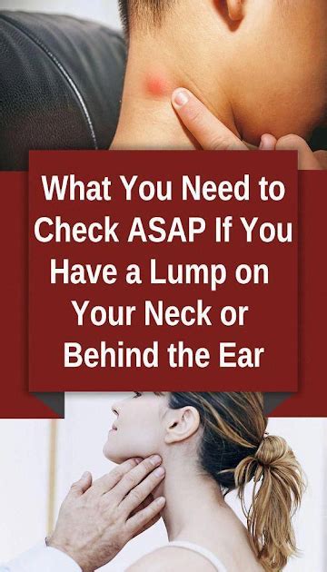 What You Need To Check Asap If You Have A Lump On Your Neck Or Behind