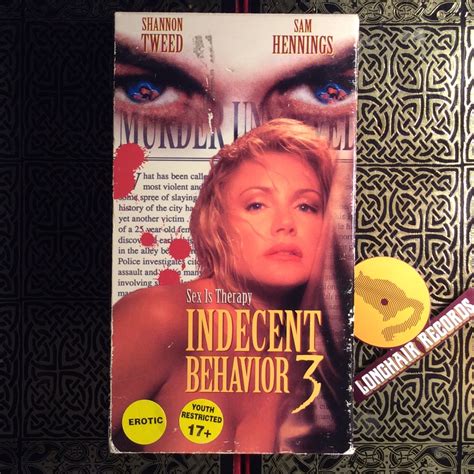 Indecent Behavior 3 1995 Cauthen Warnervision 1995 Unrated Vhs202042075 Longhair Records