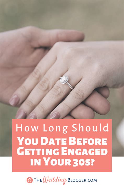 How Long Should You Date Before Getting Engaged In Your 30s Blogger Wedding Getting Engaged