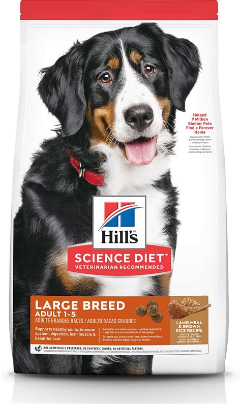 The price is reasonable for most budgets and dogs seem to enjoy the flavour. Hill's Science Diet Adult Large Breed Lamb Meal & Brown ...
