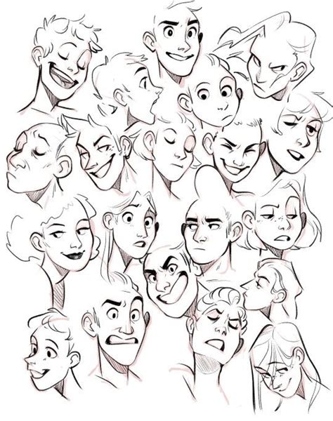 Face Style Drawing Face Expressions Drawing Expressions Character
