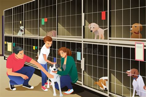 Dog In Shelter Stock Vector Illustration Of Cruel Alone 30635712