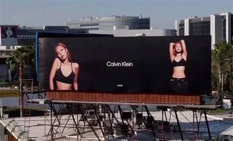 Calvin Klein Unveils Sexy Underwear Photos Billboard Of Blackpinks Jennie