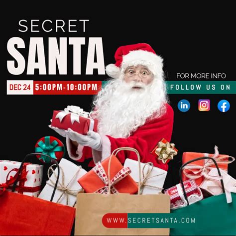 Secret Santa Template Postermywall