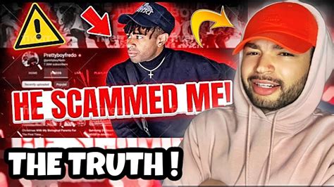 Drizzytayy Prettyboyfredo ‘lied To Me And Scammed Me Out Of 3000