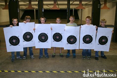 A Shooting Range Birthday Party Dukes And Duchesses