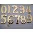 Solid Brass House Door Numbers  Ironmongery World