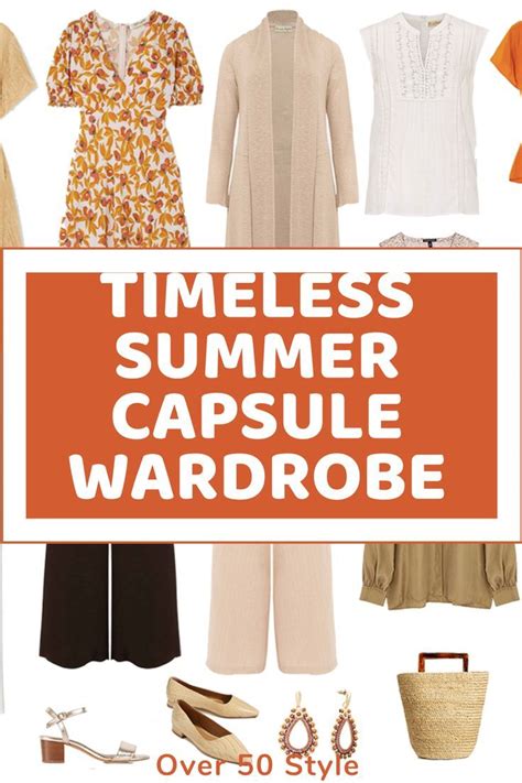 Summer Capsule Wardrobe Pieces For Women Over Fifty Summer Capsule Wardrobe Capsule Wardrobe