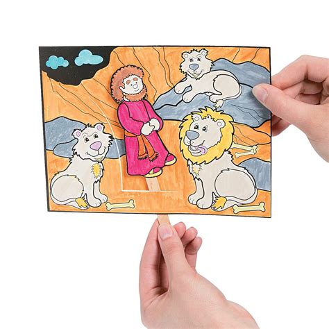 Color Your Own Daniel And The Lions Den Craft Kit Coloring