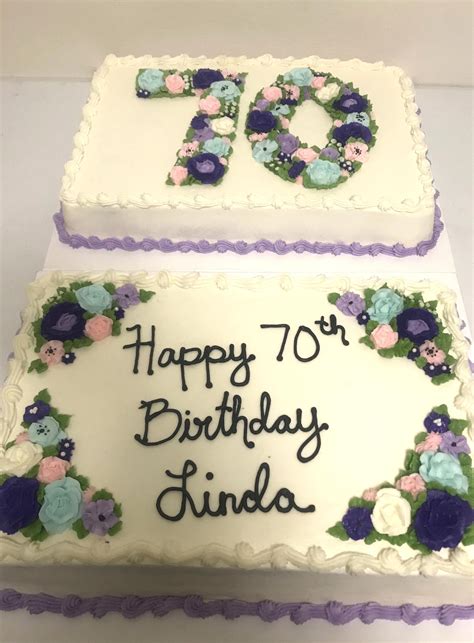 70th Birthday Sheet Cake Ideas