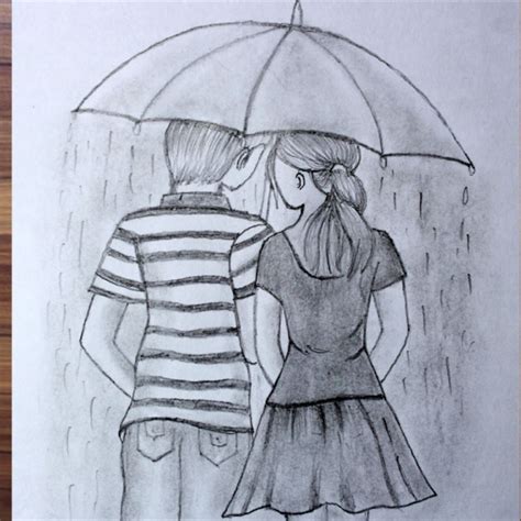 Boy And Girl Pencil Sketch Drawing Tutorial How To Draw Couple With
