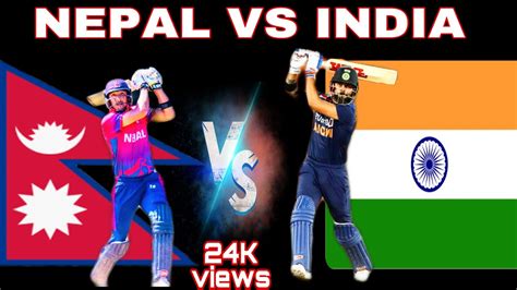Nepal Vs India Super Over Cricket Match Real Cricket Match Nepal Vs India 🔥🔥 Youtube