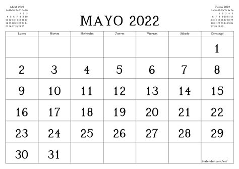 Calendario Mayo 2022 Calendario Ottobre