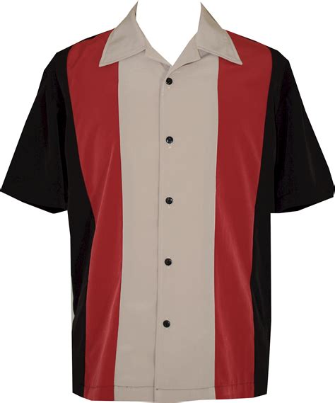 Retro Bowling Shirt ~ The Harper Retro Bowling Shirts Mens Vintage