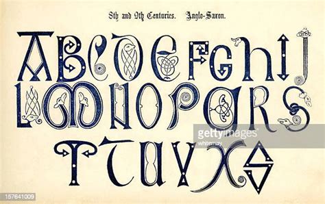 Old English Alphabet Photos And Premium High Res Pictures Getty Images