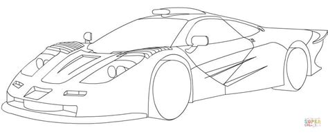 Mclaren F Coloring Page Free Printable Coloring Pages Coloring Home