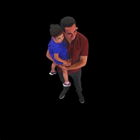 no49 father and daughter 3d model cgtrader